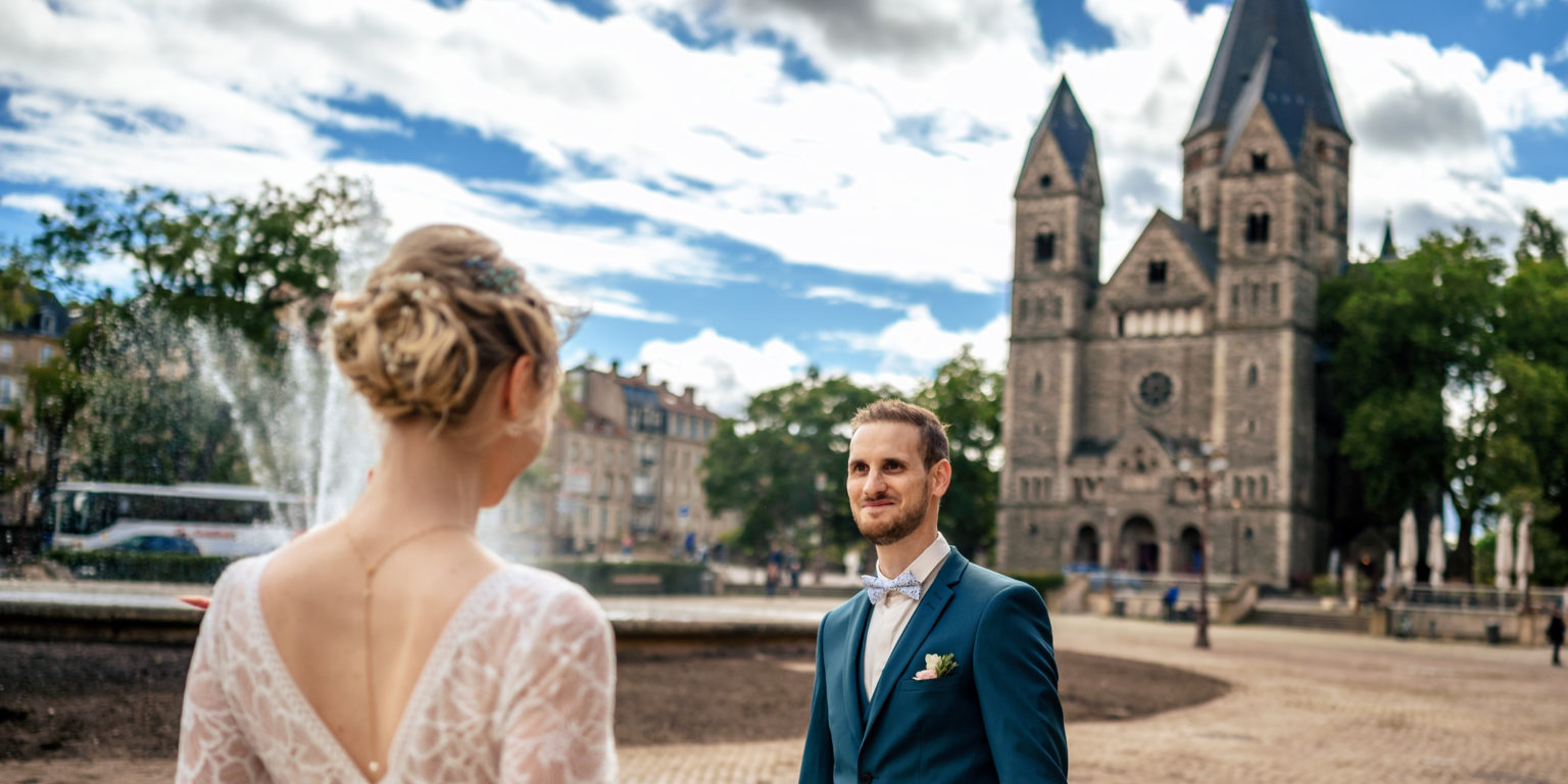 Premier regard à metz mariage