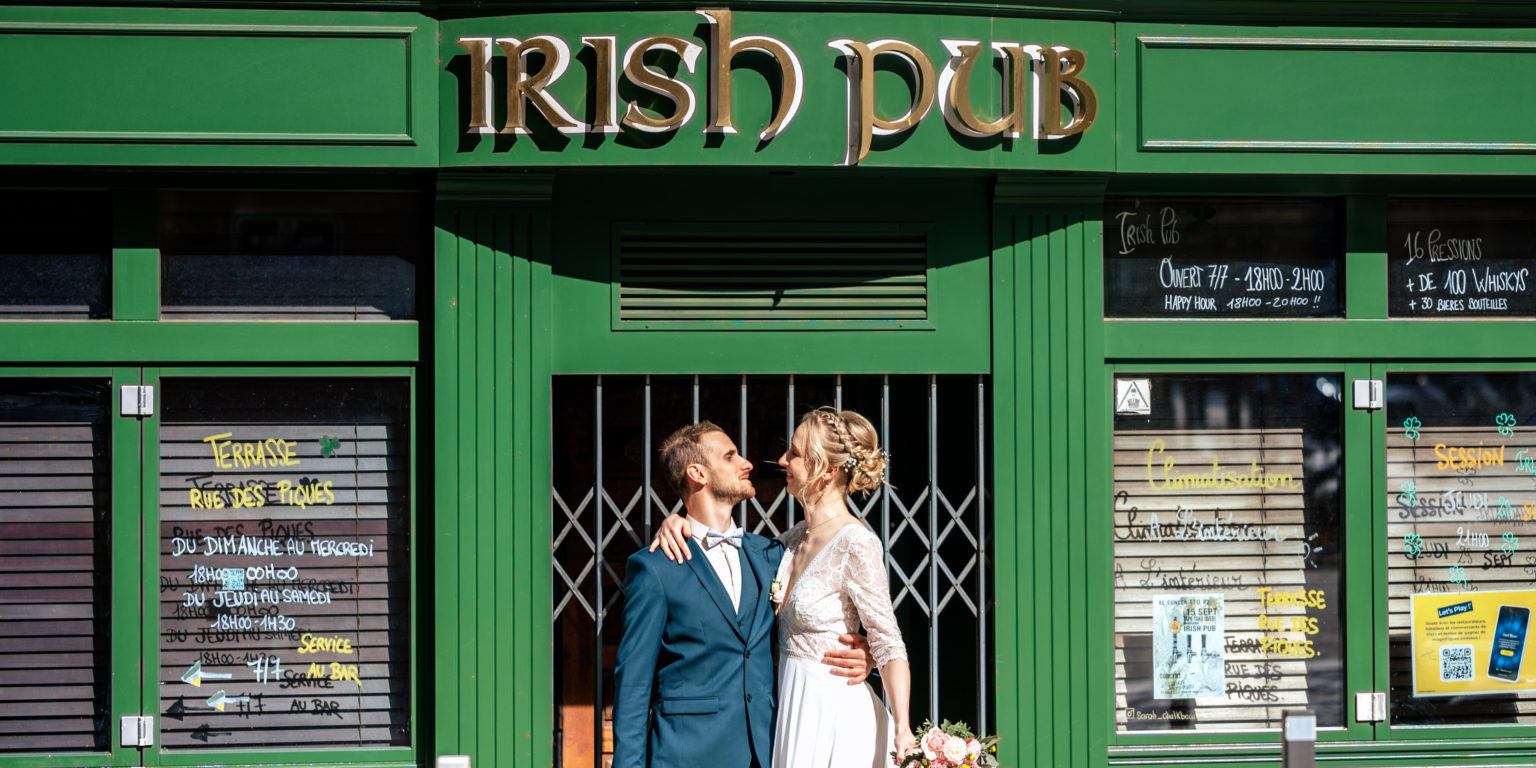 Irish pub wedding